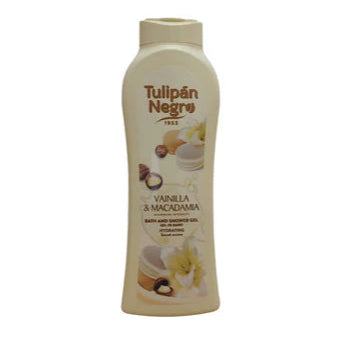 TULIPAN NEGRO Vanilla & Macadamia Bath and Shower Gel 650ml