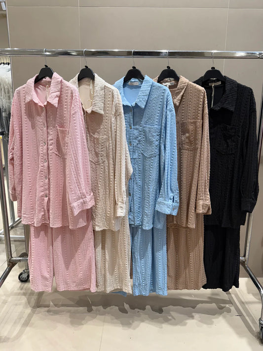 Women's Nikki embossed co-ord