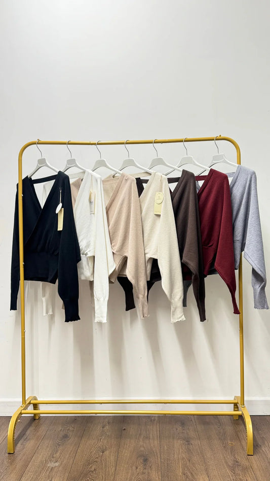 Womens Cross over Jumper