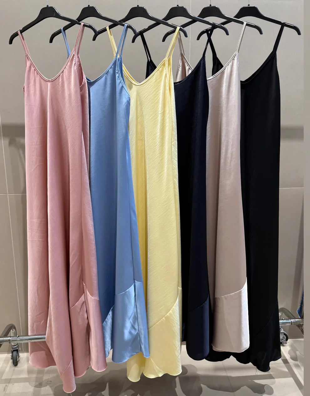 Women's Lily Satin Feel Maxi Dress One Size Uk 8-16