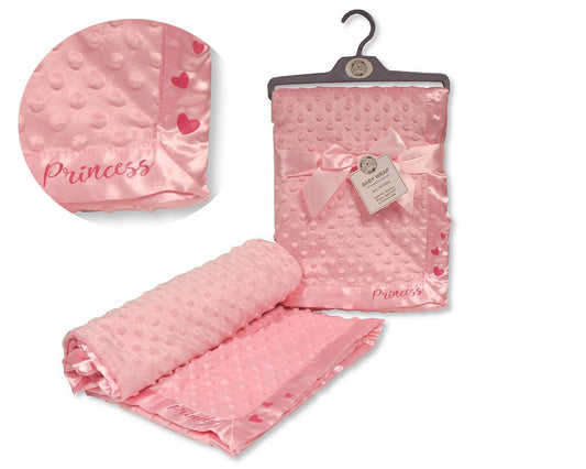 Baby Bobble Infants Blanket 75x100cm-Baby Pink