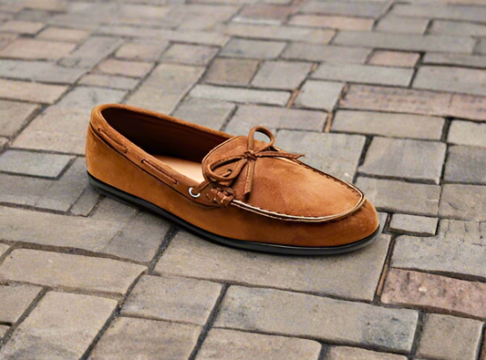 Boys Loafer Shoes- Camel