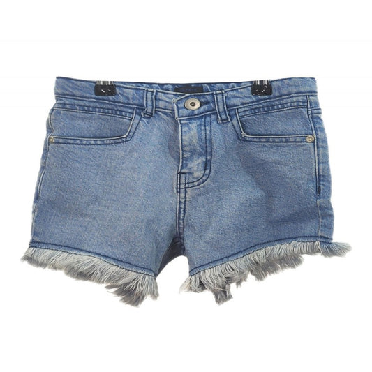 Girls Denim Shorts- Blue