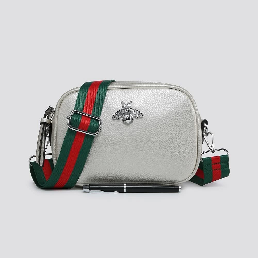 Women's Rectangle Bee Bag With Long Strap