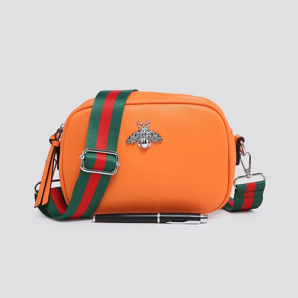 Women's Rectangle Bee Bag With Long Strap