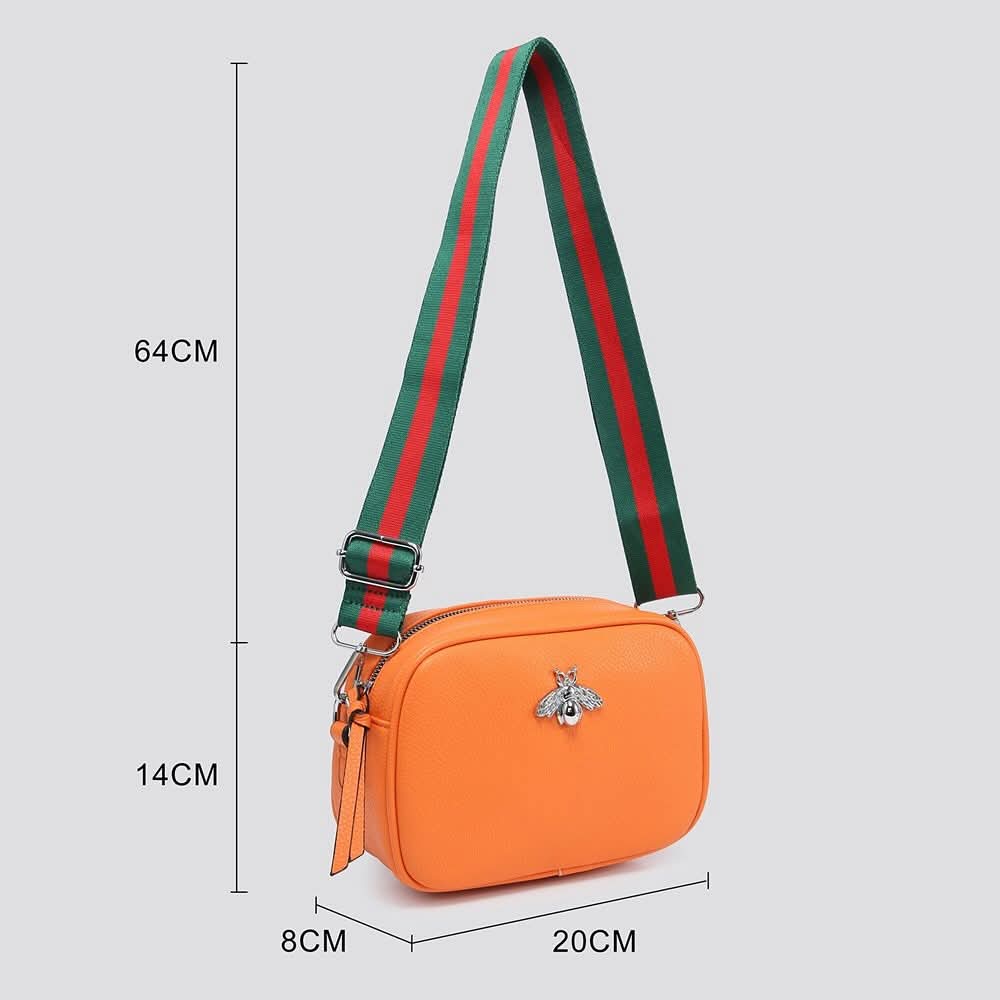 Women's Rectangle Bee Bag With Long Strap