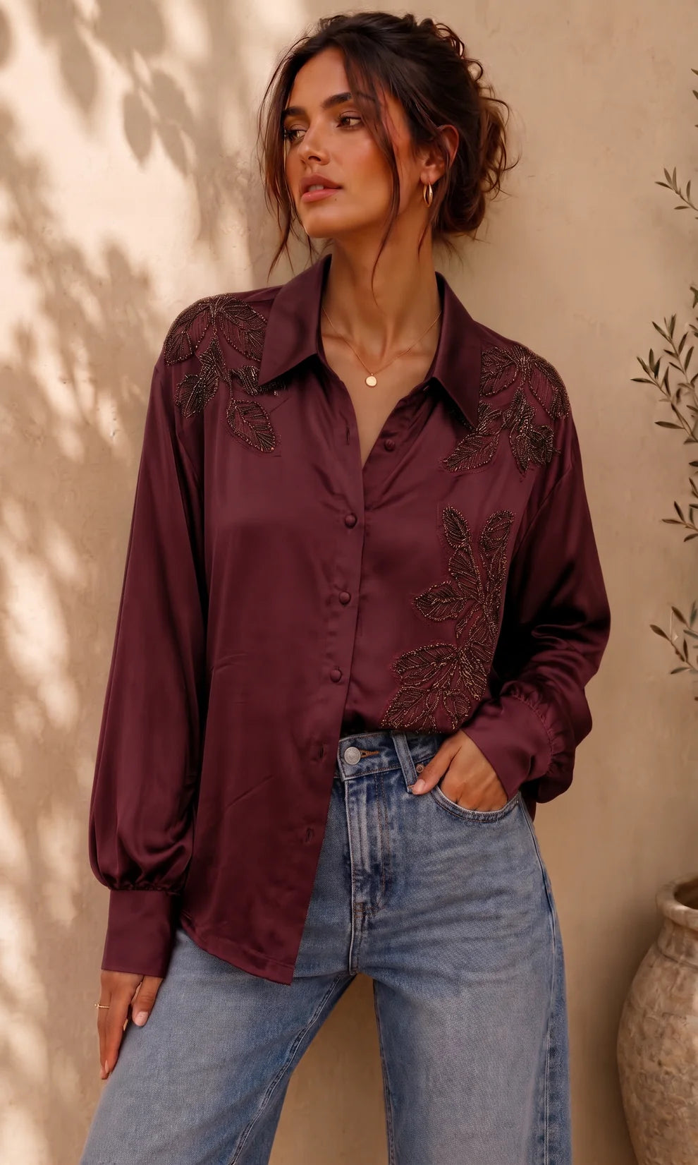 Women's Francessca Embellished Blouse