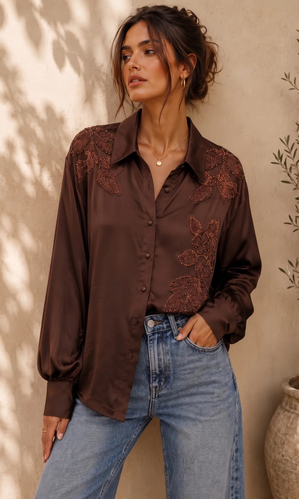 Women's Francessca Embellished Blouse