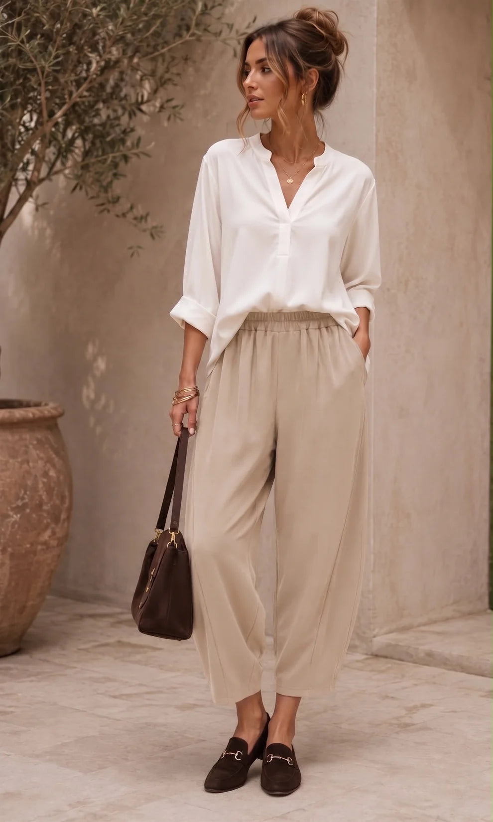 Women's Thea Autumn Barrel Trouser