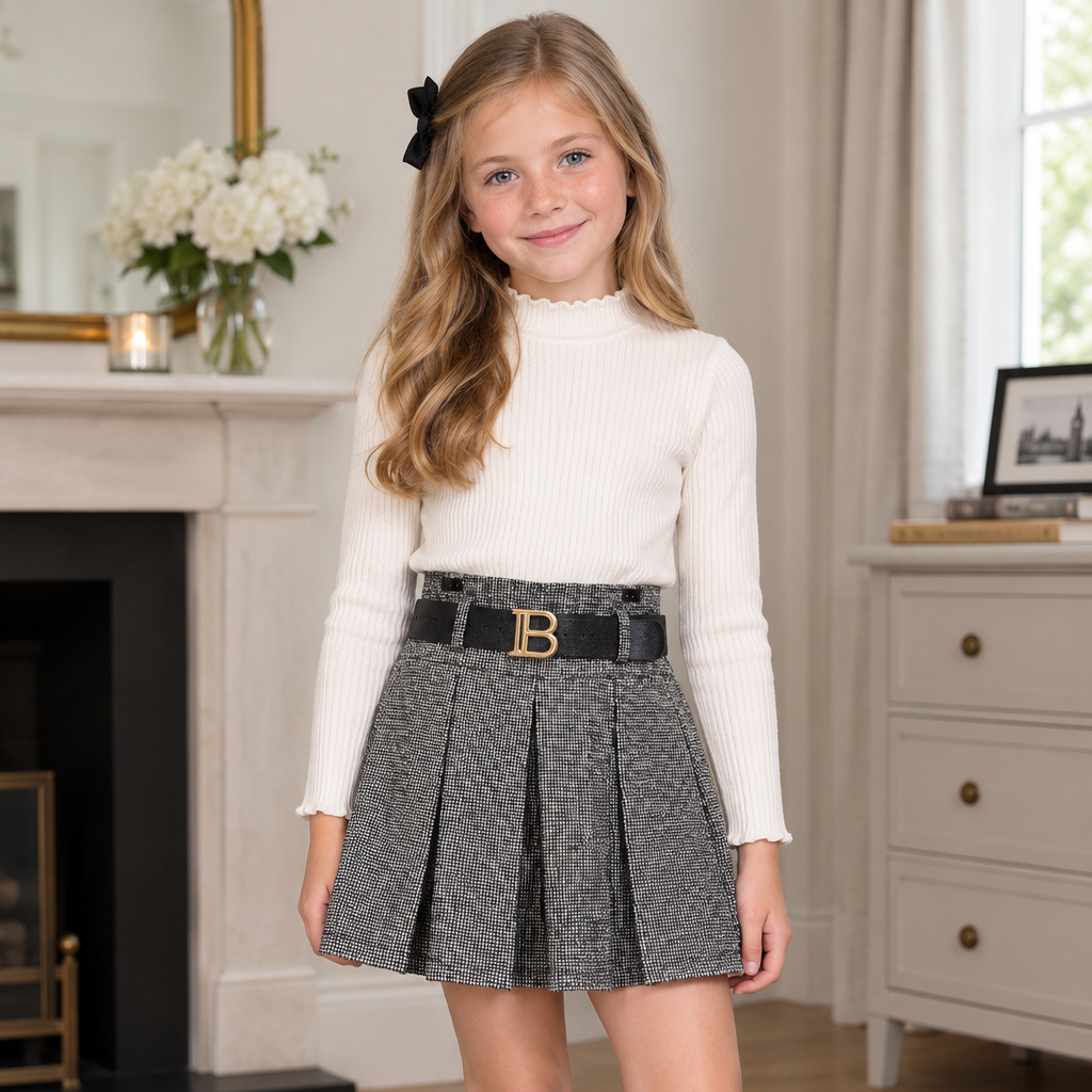 Girls B Skirt Black