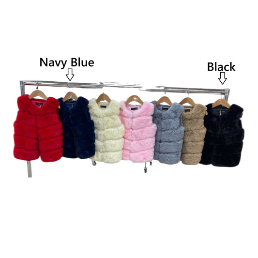 Girls Faux Fur Gillet