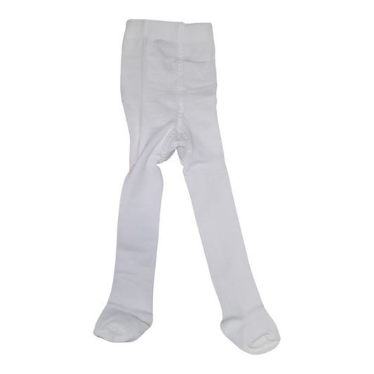 White tights on a white background