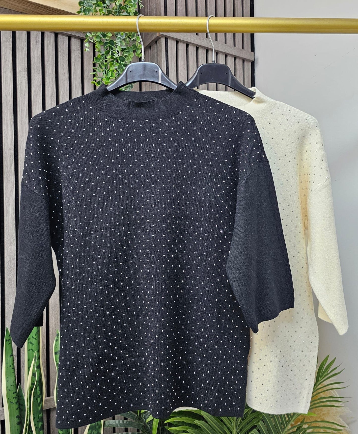 Women's Crystal Stud Jumper