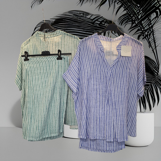 womens linen trouser set