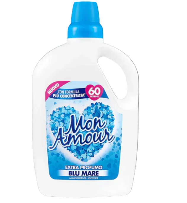 MON AMOUR SOFTENER CONCENTRATED BLU MARE 60 WASHES 3 LT