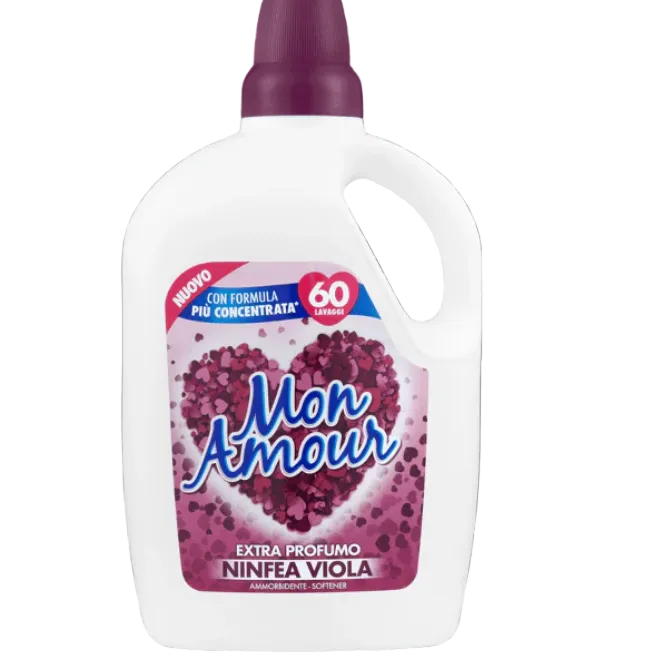 MON AMOUR SOFTENER CONCENTRATED NINFEA VIOLA 60 WASHES 3 LT