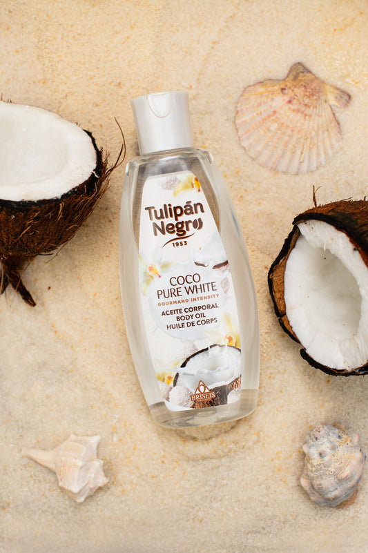 Tulipan Negro Body Oil 200ml - Coconut Pure White