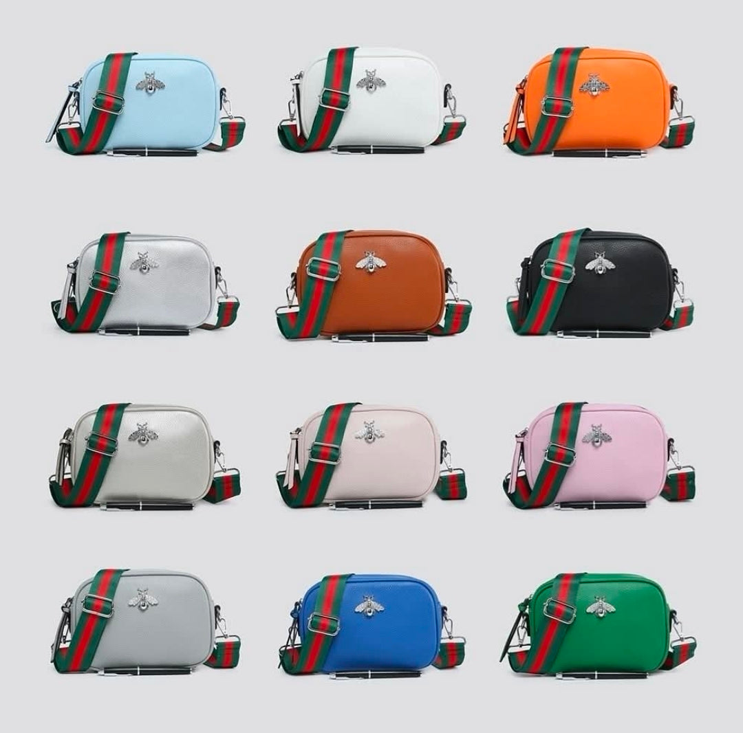 Women's Rectangle Bee Bag With Long Strap