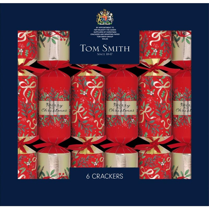 TOM SMITH CHRISTMAS CRACKER TIMELESS NOEL 14INCH PACK OF 6