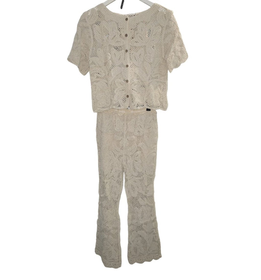 Womens 2 Piece Crochet Set
