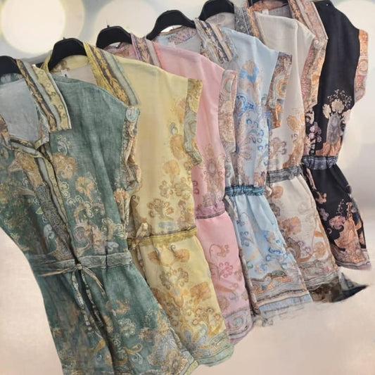 Women's Floral Print Playsuit