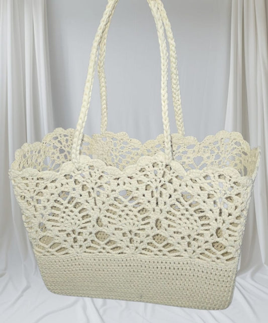 Women's Crochet Beach Bag