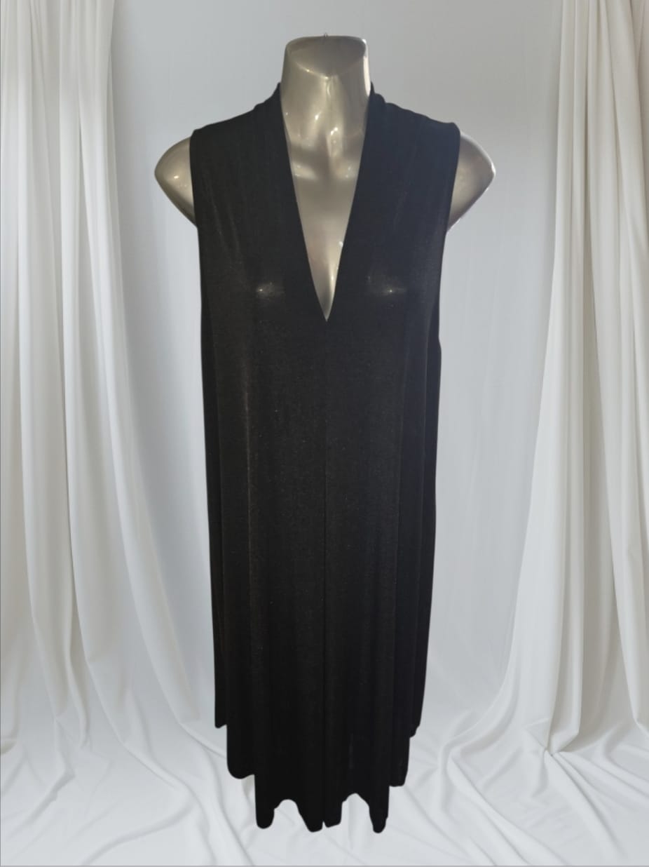 Women's Stretchy V Neck Dress