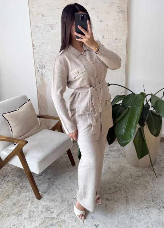 Women's Button Through Tie up Lounge Wear