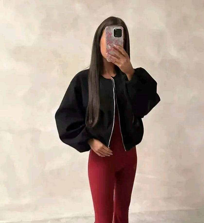 Women's Zipped Bomber Jacket