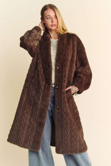Women's Faux Fur Long Coat
