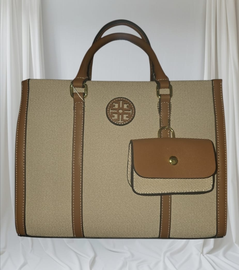 Women's TB Tote Bag Natural Classic