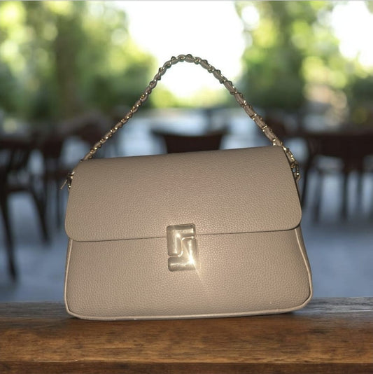 Women's F Clutch Bag With Handle