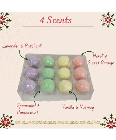Christmas Aroma 12 Days Of Christmas Bath Bombs (50G)