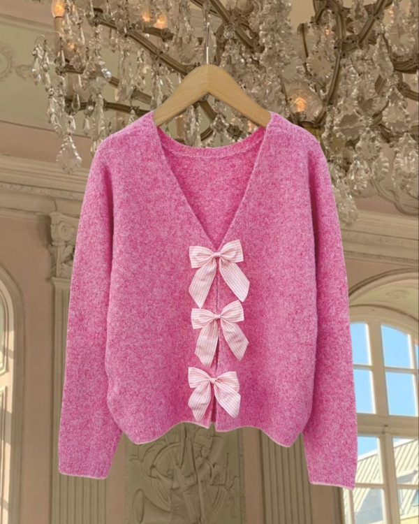 Women's Bow Jumper Reversable