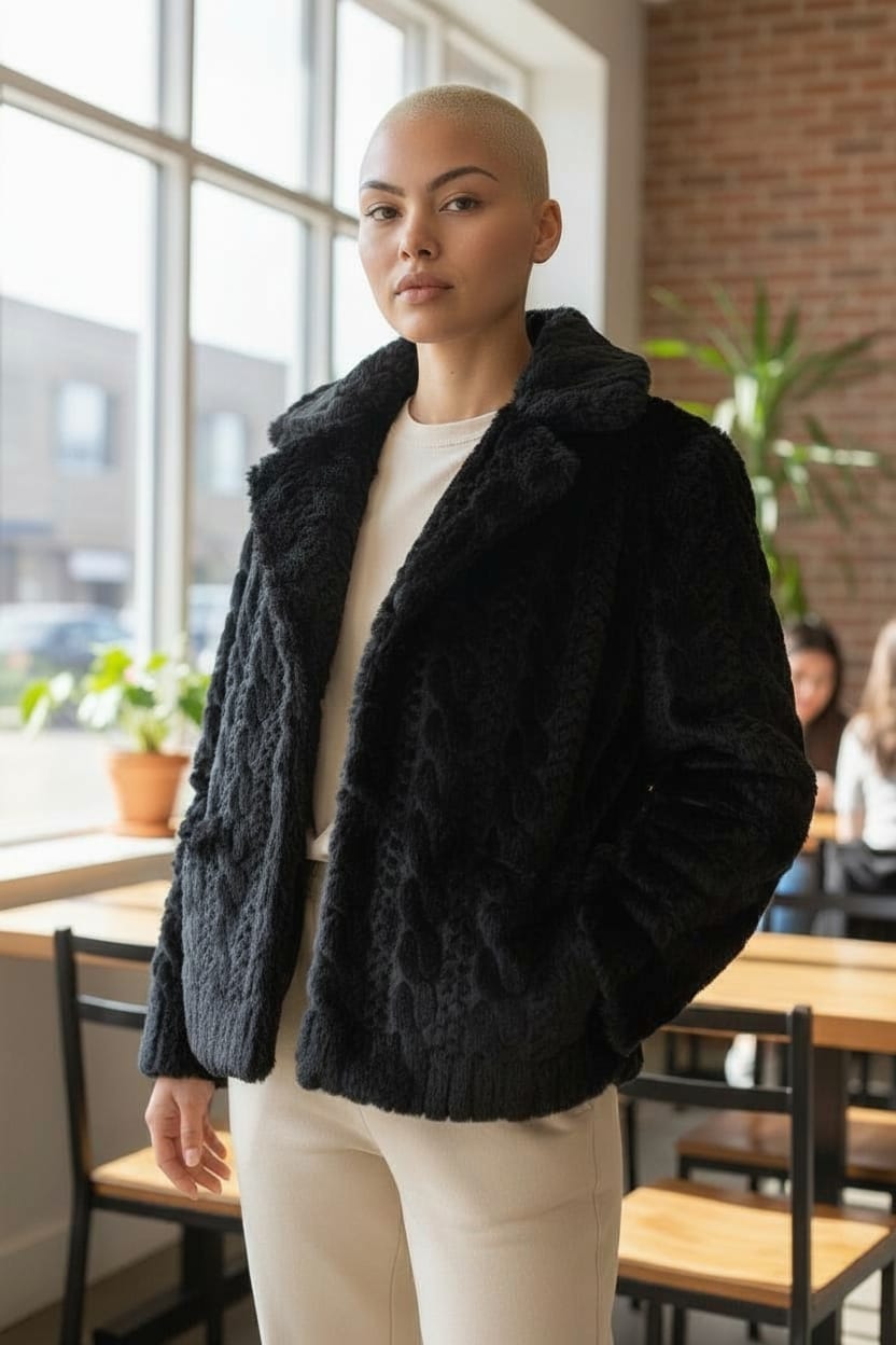 Women's Faux Fur Short Jacket