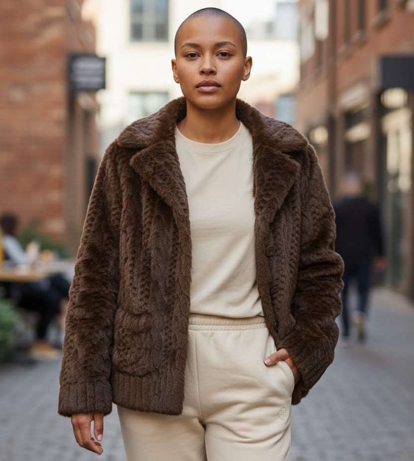 Women's Faux Fur Short Jacket