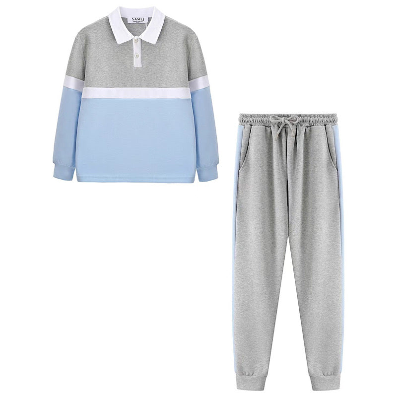Boy's Three-Tone 2pc Tracksuit- Three Styles- Ages 2 to 8 Years