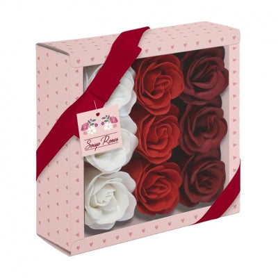 Giftbox Red Soap Roses