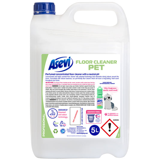 Asevi Concentrated Floor Cleaner 5 Litre - Pet