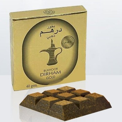 Ard Al Zaafaran BAKHOOR DIRHAM GOLD Incense 40g