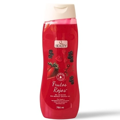 Q Beauty Red Fruits Shower Gel 750ml