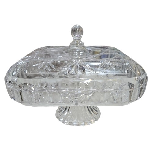 Multi Storage Crystal Look Table Stand