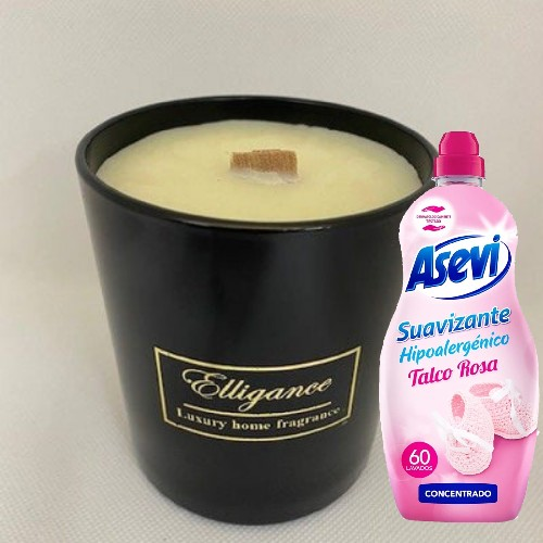 Asevi Talco (Soft Pink) Candle