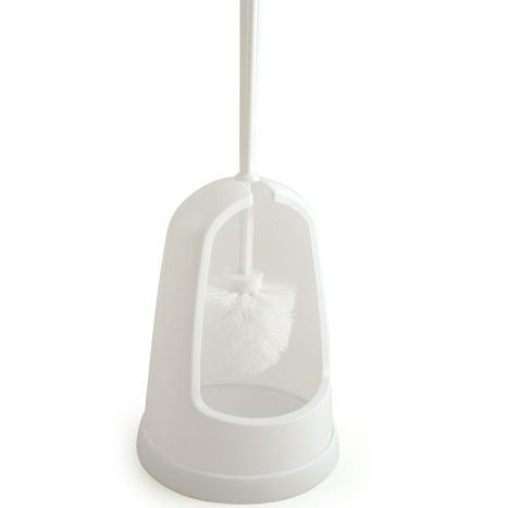 TOILET BRUSH & HOLDER HOME White And Gray Colours