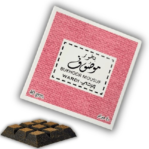 Bakhoor Mousuf Wardi en tablette – Ard al Zaafaran 40g