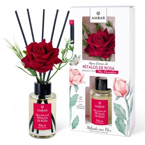 Ambar Fresh Reed Diffuser 75ml - Rose Petals