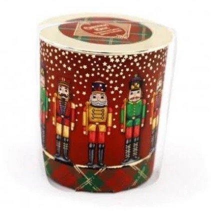 Christmas Nutcracker Candle Pot Medium