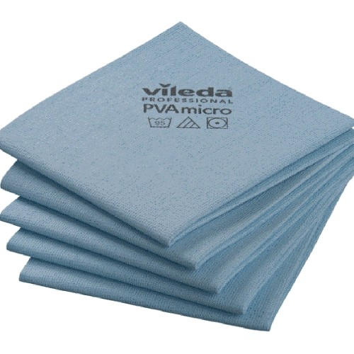 Vileda Pva Micro Streak-free Cloths Blue