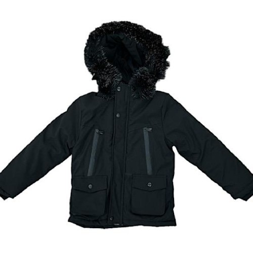 Boys Black Parker Coat