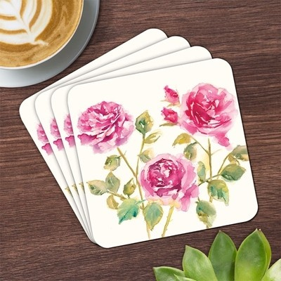 COASTERS ROSE GARDEN SET 4